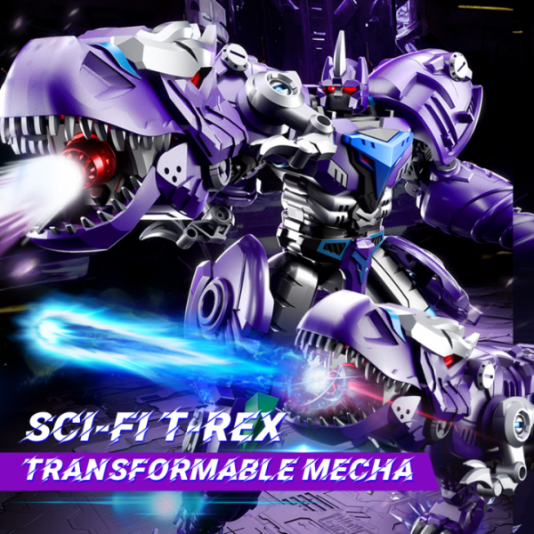 Resosese Transforming Toys Figures-Robot Toys for Boys, Action Figure for Kids Birthday Dinosaur Toys for Kids 8-14, ABS Metal Texture-Part of Alloy